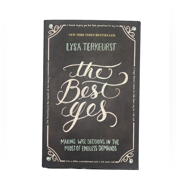 Lysa Terkeurst Other - The Best Yes by Lysa TerKeurst New York Times Bestseller NEW Thomas Nelson Books